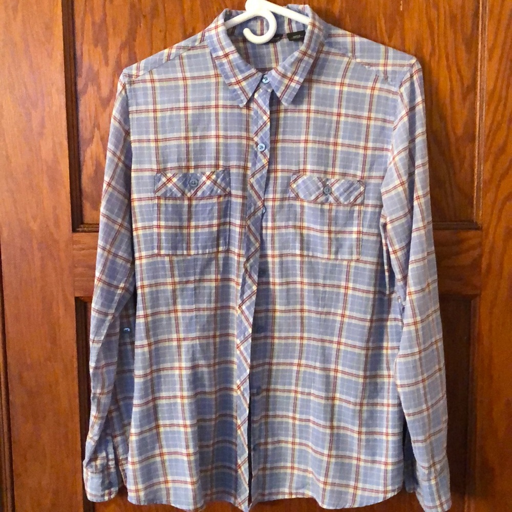 Eddie Bauer plaid shirt, medium